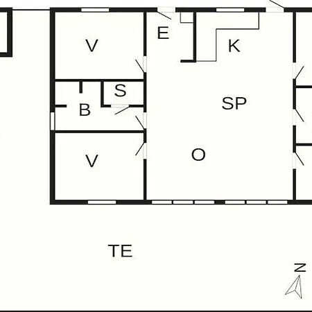 4 Star In Vaeggerlose 別荘 Bøtø By